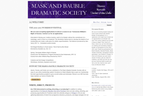 Mask and Bauble
